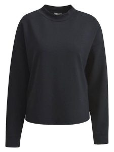 Milano Italy Bluzka w kolorze czarnym rozmiar: XS. Czarne bluzki Milano Italy, xs, bez wzorów, bez kołnierzyka, bez ramiączek. Za 152,99 zł.