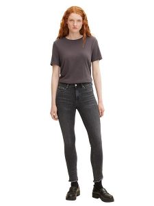 Tom Tailor Dżinsy - Skinny fit - w kolorze szarym rozmiar: W27. Szare jeansy Tom Tailor, bez wzorów, z podwyższonym stanem. Za 74,46 zł.