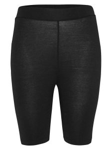 MOSS COPENHAGEN Szorty "Betrina" w kolorze czarnym rozmiar: XS/S. Czarne szorty Moss Copenhagen, bez wzorów, z podwyższonym stanem. Za 85,95 zł.