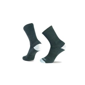 Skarpety trekkingowe Medium Weight Crew NGCM0006. Zielone skarpetki NA GIEAN, bez wzorów, z wełny. Za 74,99 zł.