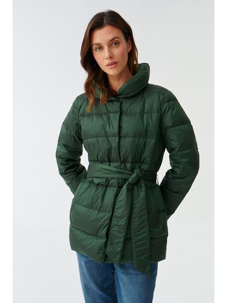 TATUUM Kurtka puchowa w kolorze ciemnozielonym rozmiar: 40. Zielone kurtki Tatuum, bez wzorów, z puchu, bez kaptura. Za 315,50 zł.