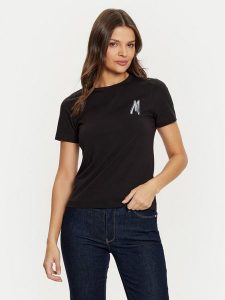 Marciano Guess T-Shirt 4BGI15 6008A Czarny Regular Fit. Czarne t-shirty Marciano Guess, xxs, z aplikacjami, z bawełny, bez kołnierzyka, bez ramiączek. Za 139,99 zł.