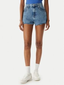 Tommy Jeans Szorty jeansowe DW0DW22691 Niebieski jasny Regular Fit. Niebieskie szorty Tommy Jeans, bez wzorów, z bawełny. Za 329,99 zł.