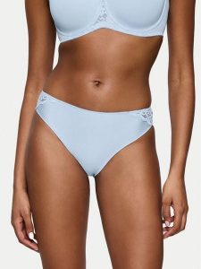 Triumph Figi klasyczne Amourette 10210688 Błękitny. Niebieskie figi Triumph, bez wzorów, z syntetyku. Za 63,00 zł.