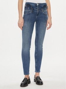 Liu Jo Jeansy UA4014 D4391 Niebieski Slim Fit. Niebieskie jeansy Liu Jo, bez wzorów, z bawełny. Za 369,99 zł.