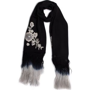 Szal TWINSET - Sciarpa 191TO5300 Nero 00006. Szaliki marki Twinset. Za 449,00 zł.