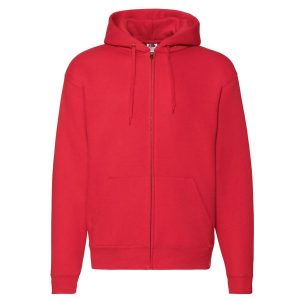 Kurtka Z Kapturem Premium Dla Dorosłych Unisex. Niebieskie kurtki FRUIT OF THE LOOM, xl, bez wzorów, z kapturem. Za 200,99 zł.