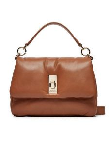 Tommy Hilfiger Torebka AW0AW16885 Brązowy. Brązowe torebki klasyczne TOMMY HILFIGER, bez wzorów, ze skóry, bez dodatków. Za 659,99 zł.
