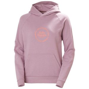Bluza damska Helly Hansen Core Graphic. Fioletowe bluzy Helly Hansen, bez wzorów, bez kaptura. Za 342,50 zł.