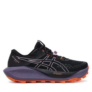 Buty do biegania Asics. Czarne buty sportowe ASICS, bez wzorów, bez zapięcia, do biegania. Za 499,99 zł.