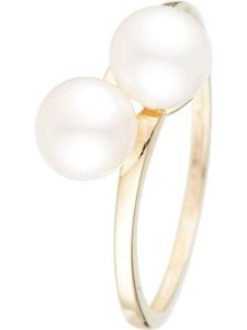 OR ÉCLAT Złoty pierścionek "Perlée ronde" z perłami rozmiar: 52. Białe pierścionki OR ÉCLAT, z perłą, złote. Za 739,99 zł.