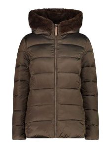 CMP Kurtka zimowa w kolorze jasnobrązowym rozmiar: 38. Brązowe kurtki CMP, na zimę, bez wzorów, z puchu, bez kaptura. Za 328,65 zł.