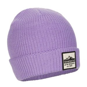 Czapka zimowa Smartwool Smartwool Patch. Fioletowe czapki Smartwool, bez wzorów, sportowe. Za 129,99 zł.