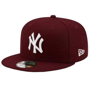 Damska czapka z daszkiem New Era New York Yankees MLB 9FIFTY Cap. Czerwone czapki New Era, bez wzorów, z bawełny, sportowe. Za 149,99 zł.