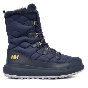 Śniegowce Helly Hansen. Niebieskie buty zimowe Helly Hansen, bez obcasa, bez zapięcia. Za 799,99 zł.