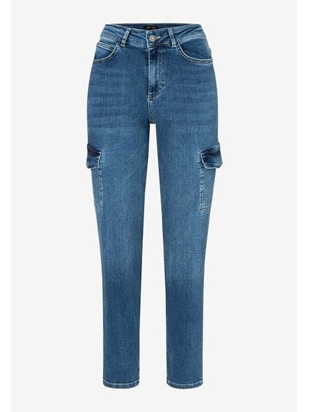 More & More Dżinsy - Slim fit - w kolorze niebieskim rozmiar: 36. Niebieskie jeansy More & More, bez wzorów. Za 118,84 zł.