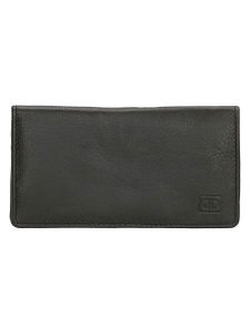 DOUBLE-D Skórzany portfel w kolorze czarnym - 15 x 8 x 2 cm rozmiar: onesize. Czarne portfele DOUBLE D, bez wzorów, z materiału. Za 43,99 zł.