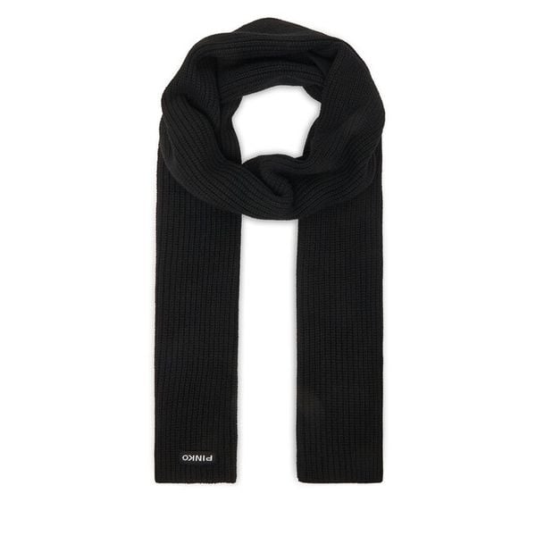 Szalik PINKO. Czarne szaliki Pinko, bez wzorów. Za 429,99 zł.