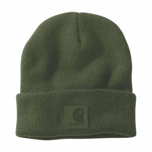 Czapka zimowa Carhartt Black Label Watch Hat. Zielone czapki CARHARTT, bez wzorów, sportowe. Za 83,99 zł.