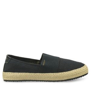 Espadryle Gant. Czarne espadryle GANT, bez wzorów, bez obcasa. Za 189,99 zł.