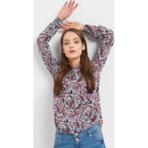 Bluzka ze wzorem paisley. Bluzki marki Orsay. W wyprzedaży za 55,00 zł.