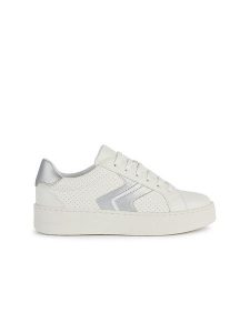 Geox Sneakersy "Skyely" w kolorze białym rozmiar: 39. Białe trampki Geox, bez wzorów, bez zapięcia. Za 272,31 zł.