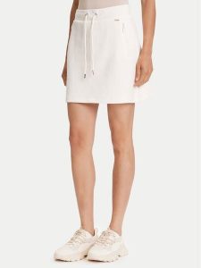 Guess Spódnica mini V5YD03 KBSL2 Écru Regular Fit. Spódnice Guess, l, z aplikacjami, z syntetyku, mini. Za 189,99 zł.