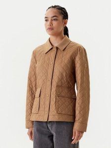 Tommy Hilfiger Kurtka przejściowa WW0WW45641 Brązowy Regular Fit. Brązowe kurtki TOMMY HILFIGER, xs, bez wzorów, z syntetyku, bez kaptura. Za 549,99 zł.