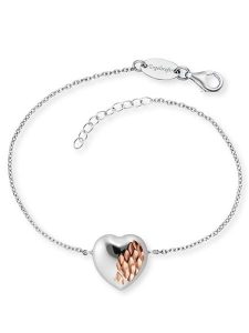 Engelsrufer Srebrna bransoletka "With Love" z elementem ozdobnym rozmiar: onesize. Szare bransoletki Engelsrufer, srebrne. Za 145,45 zł.