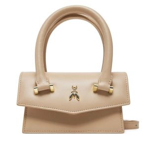 Torebka Patrizia Pepe. Brązowe torebki klasyczne Patrizia Pepe, bez wzorów, bez dodatków. Za 699,99 zł.