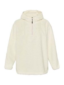 Chiemsee Bluza polarowa w kolorze kremowym rozmiar: XL. Brązowe bluzy Chiemsee, xl, bez wzorów, z polaru, bez kaptura. Za 127,35 zł.