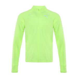 Kurtka do biegania damska PUMA Run Gridfleece. Zielone kurtki Puma, l, bez wzorów, bez kaptura. Za 289,99 zł.