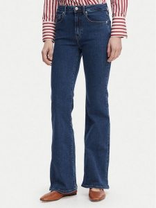 Tommy Hilfiger Jeansy WW0WW48565 Niebieski Flare Fit. Niebieskie jeansy TOMMY HILFIGER, bez wzorów, z bawełny. Za 409,99 zł.