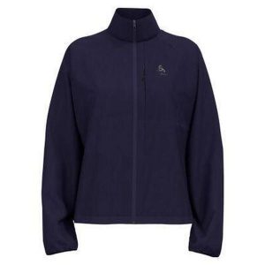 Kurtka damska Odlo ZEROWEIGHT Jacket. Niebieskie kurtki ODLO, bez wzorów, bez kaptura. W wyprzedaży za 494,99 zł.