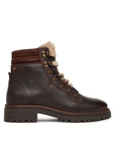 Barbour Trapery Bambburgh LFO0770BR96 Brązowy. Brązowe buty zimowe Barbour, ze skóry, bez obcasa, bez zapięcia. Za 869,99 zł.