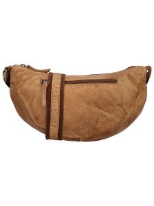 HIDE & STITCHES Skórzana saszetka w kolorze jasnobrązowym - 32 x 17 x 10 cm rozmiar: onesize. Brązowe nerki i saszetki HIDE & STITCHES, bez wzorów, z materiału. Za 173,99 zł.