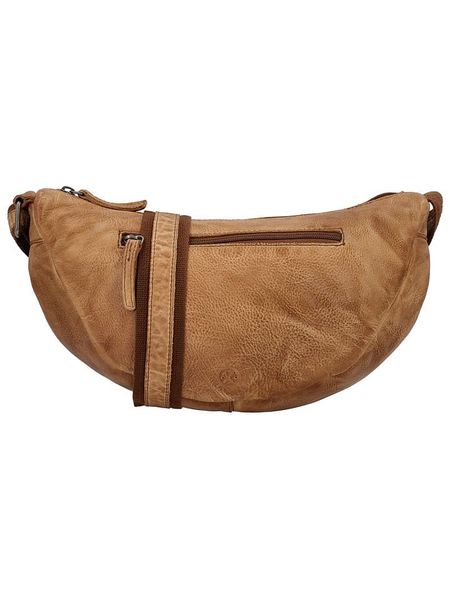 HIDE & STITCHES Skórzana saszetka w kolorze jasnobrązowym - 32 x 17 x 10 cm rozmiar: onesize. Brązowe nerki i saszetki HIDE & STITCHES, bez wzorów, z materiału. Za 187,52 zł.