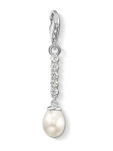 Thomas Sabo Srebrna zawieszka z perłą rozmiar: onesize. Szare zawieszki Thomas Sabo, z perłą, srebrne. Za 95,95 zł.