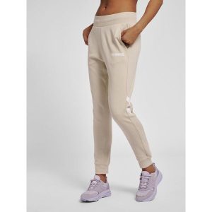 Damski stożkowy kombinezon do joggingu Hummel hmlLegacy. Białe kombinezony Hummel, xl, bez wzorów, z dresówki, eleganckie, bez kołnierzyka, bez ramiączek. Za 127,45 zł.