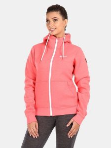 Kilpi Bluza "Rajana" w kolorze łososiowym rozmiar: 46. Różowe bluzy Kilpi, z aplikacjami, z bawełny, bez kaptura. Za 223,99 zł.