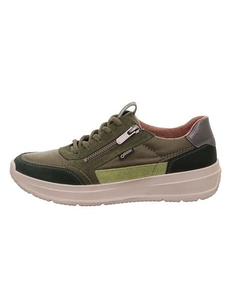 Legero Skórzane sneakersy "Sprinter" w kolorze khaki rozmiar: 38,5. Brązowe trampki Legero, bez wzorów, z gore-texu, bez zapięcia. Za 344,45 zł.