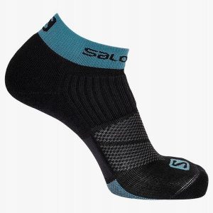 Skarpetki turystyczne do wędrówek Salomon X Ultra Ankle wełniane. Czarne skarpetki Salomon, bez wzorów, z wełny. W wyprzedaży za 64,00 zł.