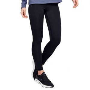 Legginsy damskie Under Armour Coldgear sportowe treningowe. Czarne legginsy Under Armour, bez wzorów, z elastanu. W wyprzedaży za 115,00 zł.
