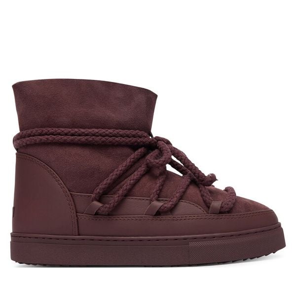 Śniegowce Inuikii. Czerwone buty zimowe Inuikii, bez obcasa, bez zapięcia. Za 859,99 zł.