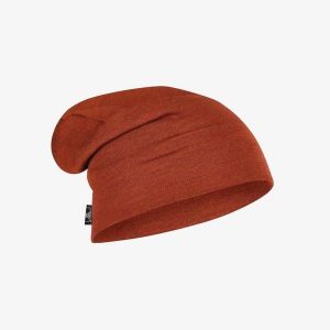 Czapka wełniana Buff Heavyweight Merino Wool Hat. Brązowe czapki Buff, bez wzorów, z wełny, sportowe. Za 148,00 zł.
