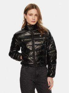 Calvin Klein Jeans Kurtka puchowa J20J224698 Czarny Regular Fit. Czarne kurtki Calvin Klein Jeans, xs, bez wzorów, z jeansu, bez kaptura. Za 579,99 zł.