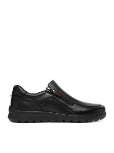 Go Soft Półbuty CEO-SCOMFORT-8 Czarny. Czarne półbuty Go Soft, bez wzorów, ze skóry, bez obcasa, na płaskiej podeszwie, bez zapięcia. Za 229,99 zł.