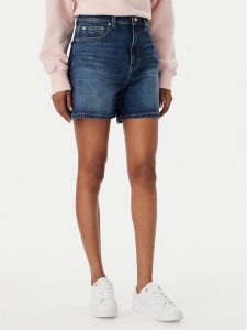 Tommy Jeans Szorty jeansowe DW0DW22688 Niebieski Straight Leg. Niebieskie szorty Tommy Jeans, bez wzorów, z bawełny. Za 289,99 zł.