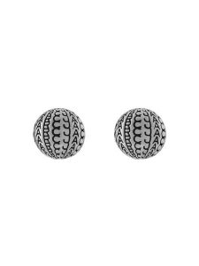 Marc Jacobs Kolczyki The Monogram Stud 2S4JER001J53 Srebrny. Szare kolczyki Marc Jacobs, metalowe. Za 269,99 zł.