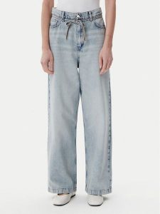 DAY BIRGER ÉT MIKKELSEN Jeansy Elijah DAY65243679 Niebieski Wide Leg. Niebieskie jeansy DAY Birger et Mikkelsen, bez wzorów, z bawełny. Za 509,99 zł.